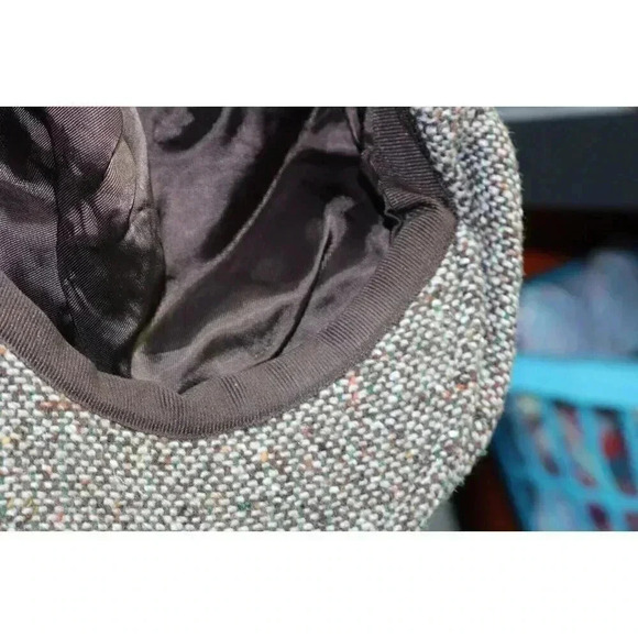 Bailey of Hollywood Tweed Paperboy Hat-Made in Italy-Wool Blend-Small - Picture 11 of 12